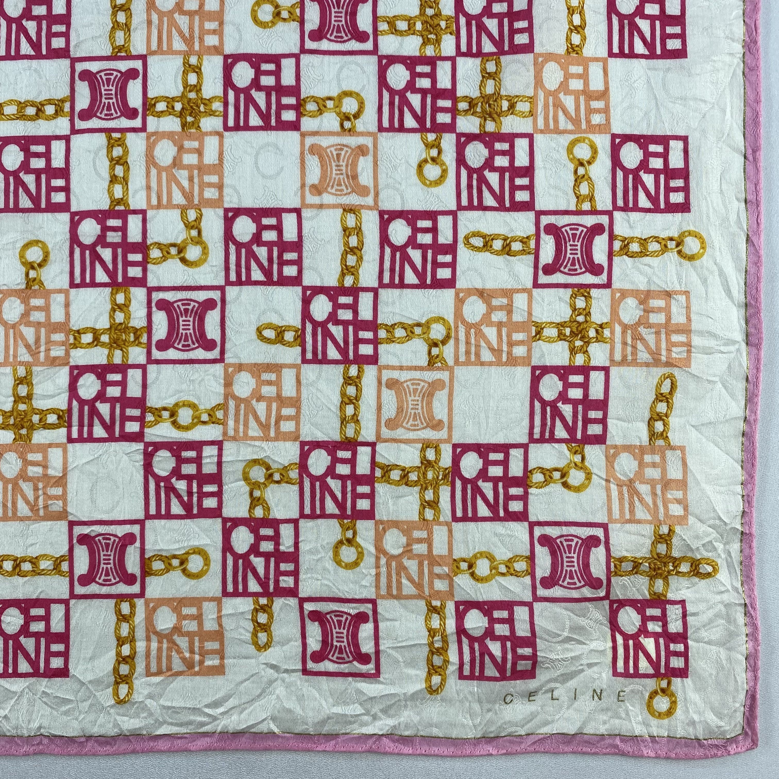 Celine × Vintage Celine Bandana/ Handkerchief / Neckerchief Size ONE SIZE - 3 Thumbnail