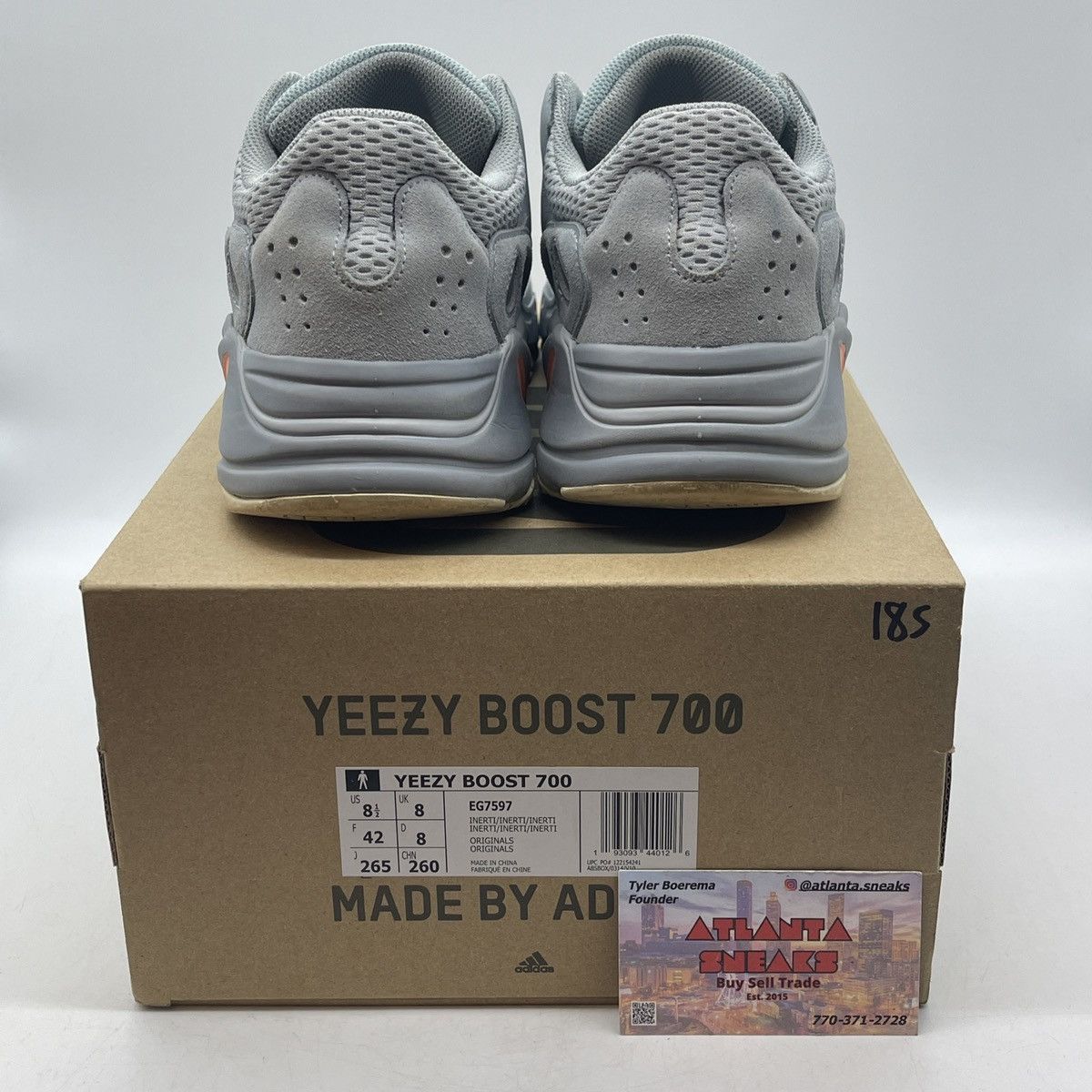 Adidas Yeezy boost 700 inertia Size US 8.5 / EU 41-42 - 3 Thumbnail