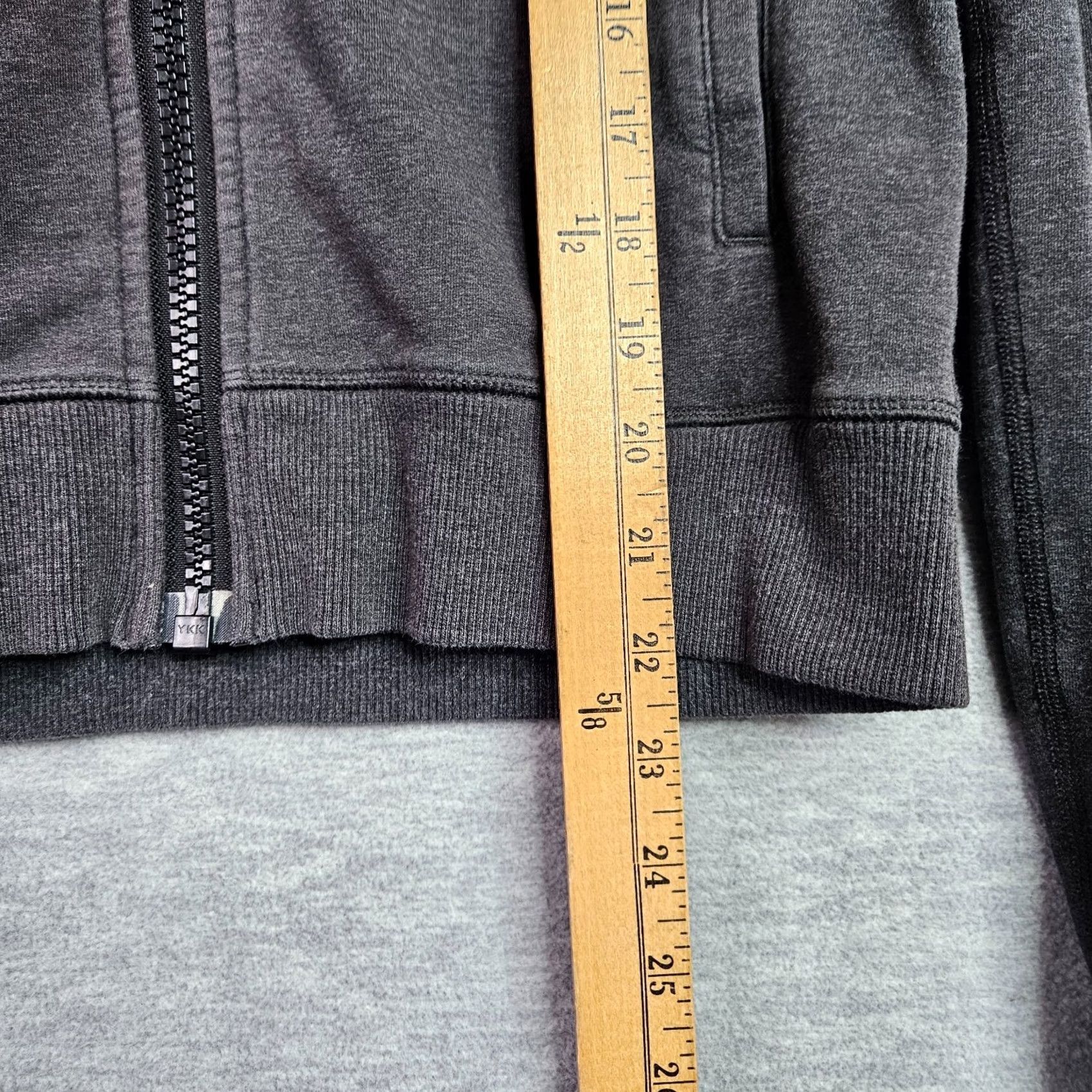 Lululemon Lululemon Women's Hoodie Jacket Gray Full Zip 8 Regular Size Size M / US 6-8 / IT 42-44 - 5 Thumbnail