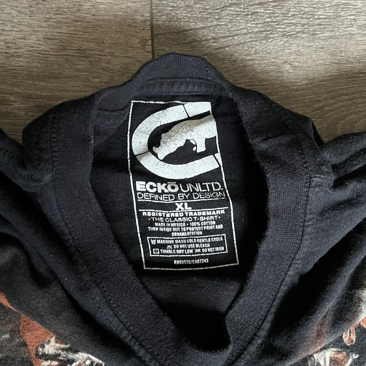 Ecko Unltd. Vintage 2000s Ecko Unlimited Writing all Wrongs Graphic Tee Size US XL / EU 56 / 4 - 5 Thumbnail