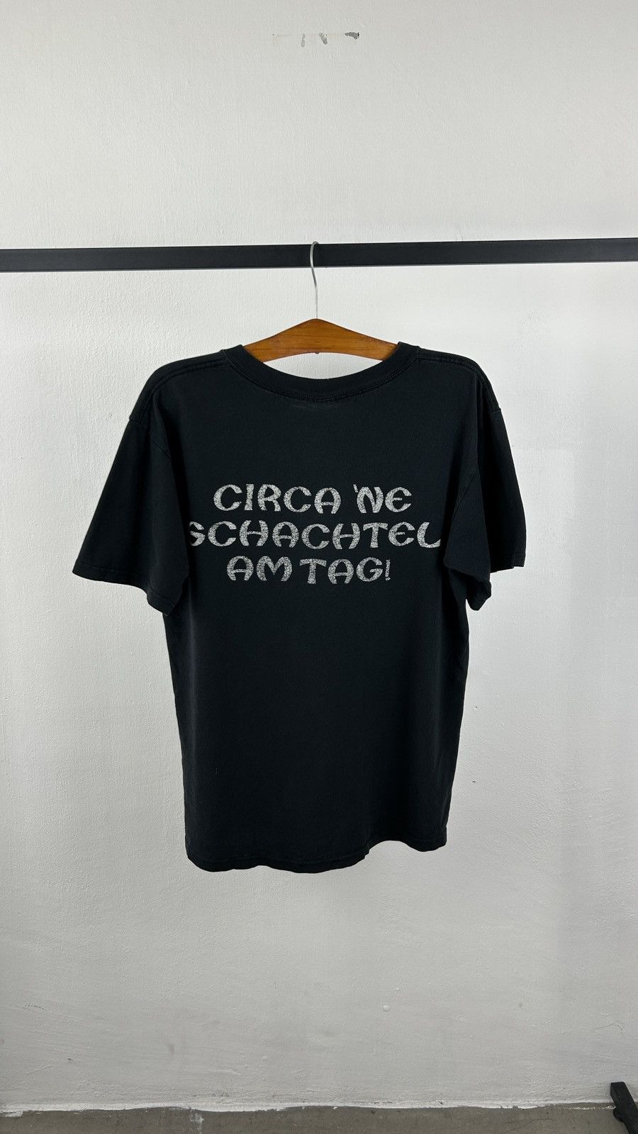 Vintage 1990s German Wording Tee Size US M / EU 48-50 / 2 - 4 Thumbnail