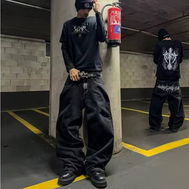 Japanese Brand × Vintage Vintage jeans are a ghetto dream Size US 36 / EU 52 - 2 Thumbnail