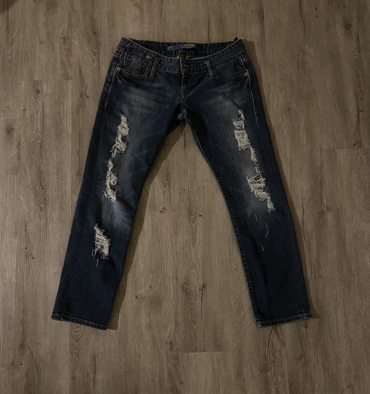 Ed Hardy × Vintage Y2k Ed Hardy Jeans Size US 29 - 4 Thumbnail