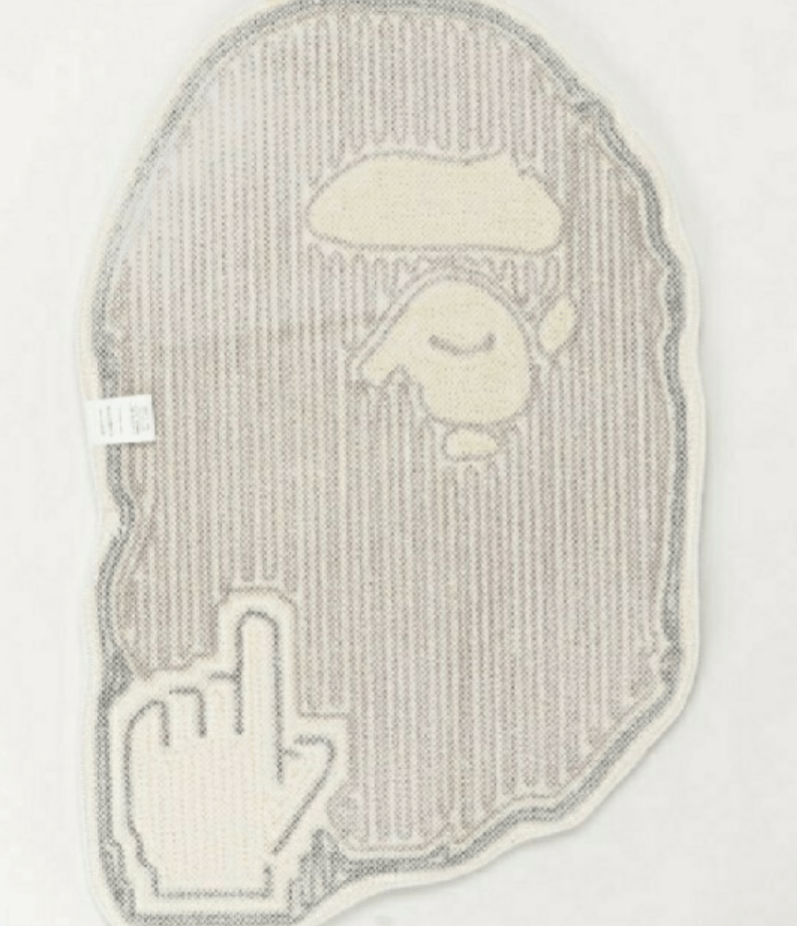 Bape A BATHING APE APE HEAD RUG MAT M BAPEC Size ONE SIZE - 2 Thumbnail