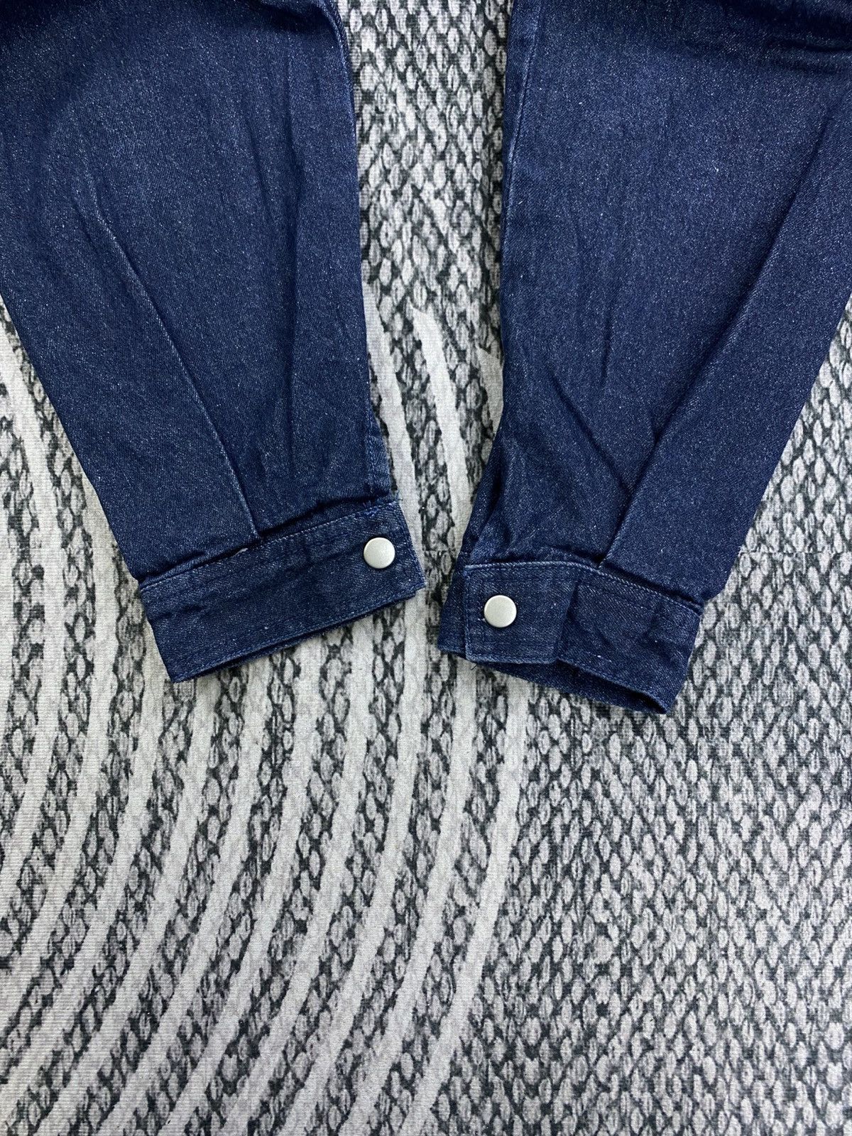 Japanese Brand Vintage N’or Label Double Collar Denim Jacket Size US L / EU 52-54 / 3 - 8 Thumbnail