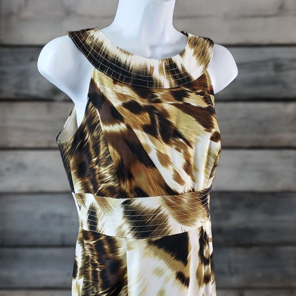 Boston Proper VINTAGE Muse for Boston Proper Womens Dress Sz 4 Brown Sleeveless Size S / US 4 / IT 40 - 1 Thumbnail