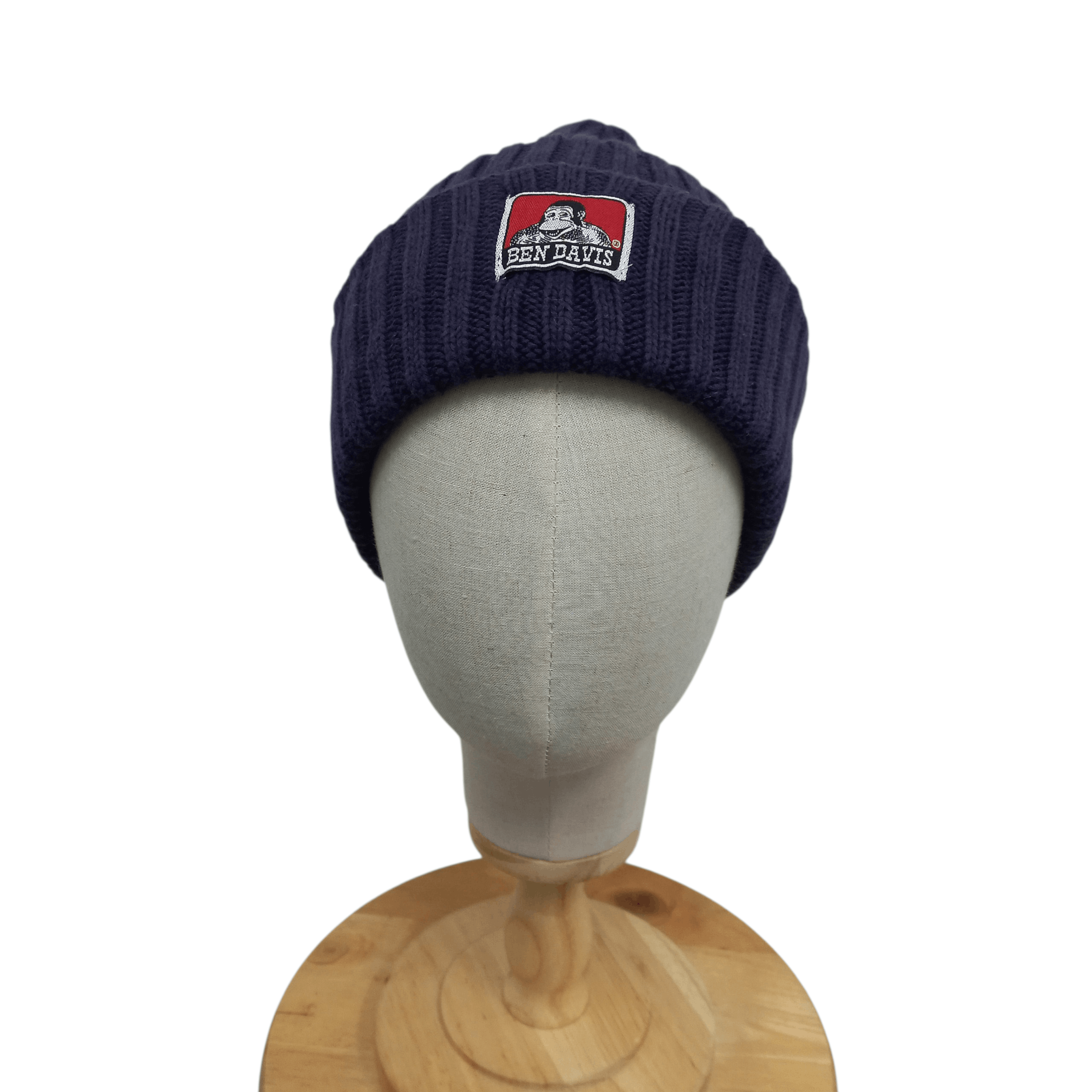 Ben Davis 💥Vintage ben davis iconic logo patch beanie hat Size ONE SIZE - 1 Thumbnail