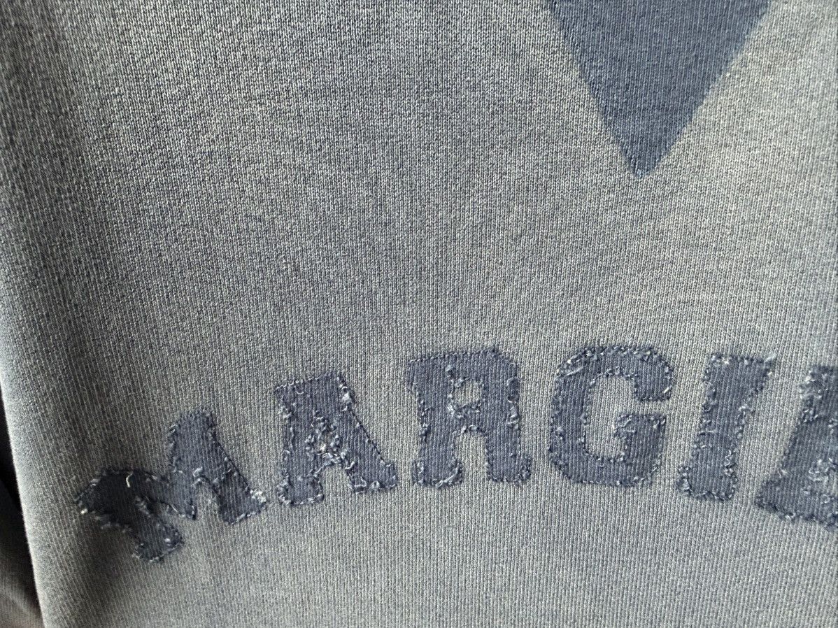 Maison Margiela $1.2k worn-look organic-cotton sweatshirt, M,oversized),IT Size US M / EU 48-50 / 2 - 8 Thumbnail