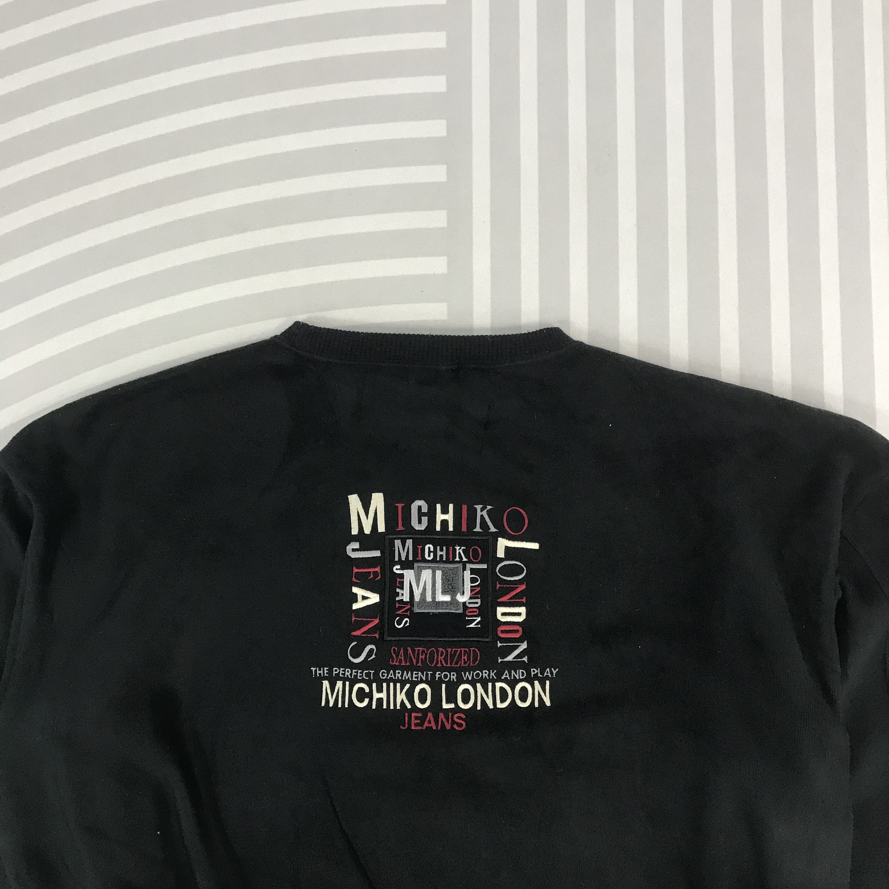 Michiko Koshino London × Vintage Vintage Michiko London logo Sweatshirt Size US L / EU 52-54 / 3 - 4 Thumbnail