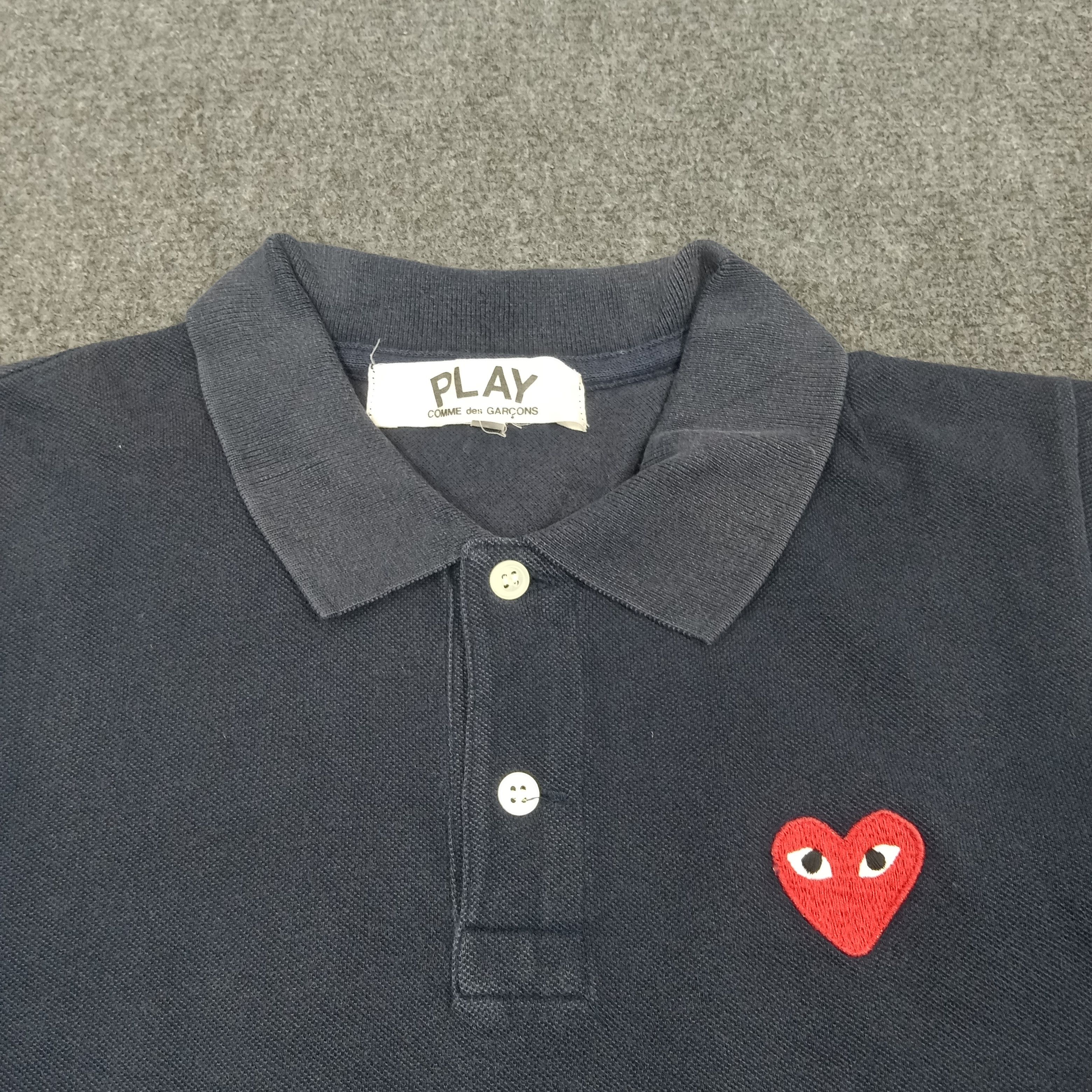 Comme des Garcons × Japanese Brand × Vintage Comme des Garcons Play Japanese Brand Polos Size S / US 4 / IT 40 - 2 Thumbnail
