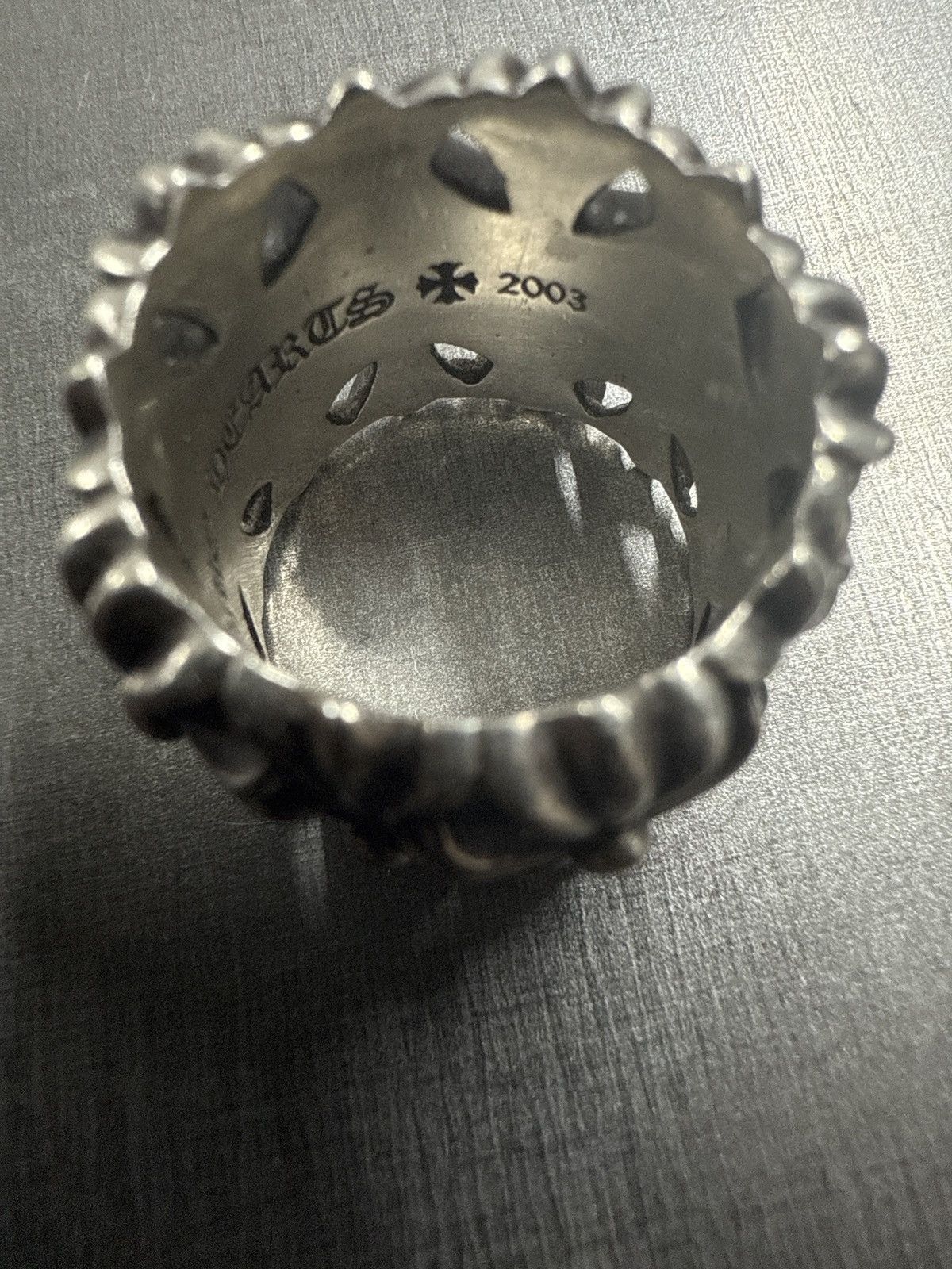 Chrome Hearts CHROME HEARTS SILVER CEMETRY RING Size ONE SIZE - 5 Thumbnail