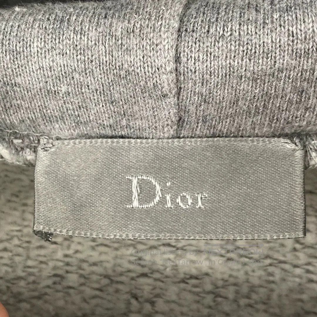 Dior gray embroidered bee hoodie by Dior. Size US S / EU 44-46 / 1 - 3 Thumbnail