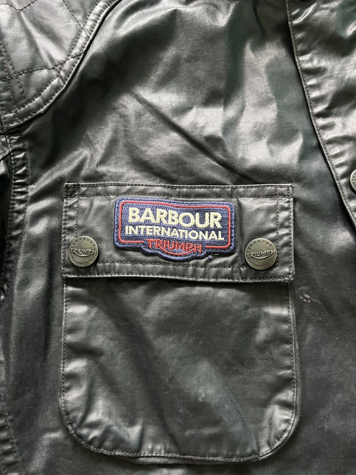 Barbour Barbour International Triumph Jacket Mens Waxed Cotton Size US L / EU 52-54 / 3 - 4 Thumbnail