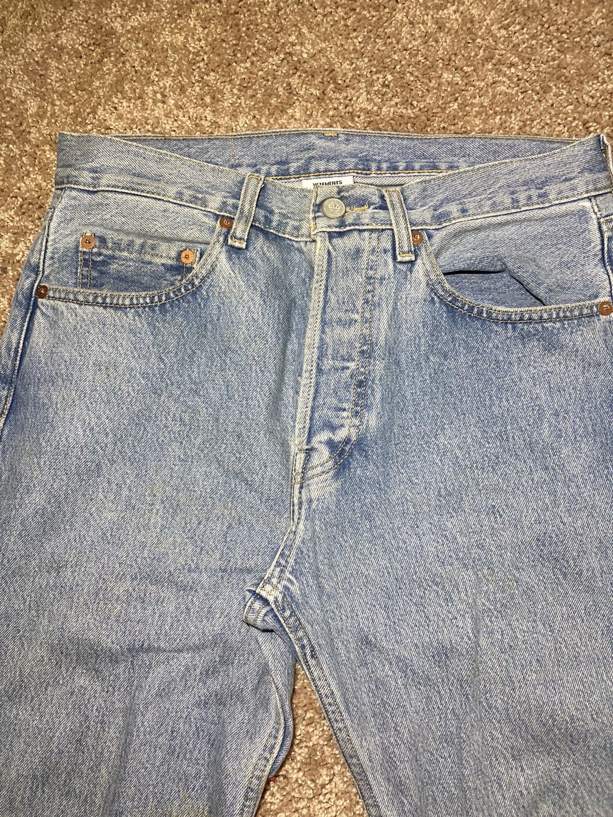 Levi's × Vetements SS19 Vetements Levi's Sport Jeans Track Split Hybrid 2019 DG Size US 28 / EU 44 - 6 Thumbnail