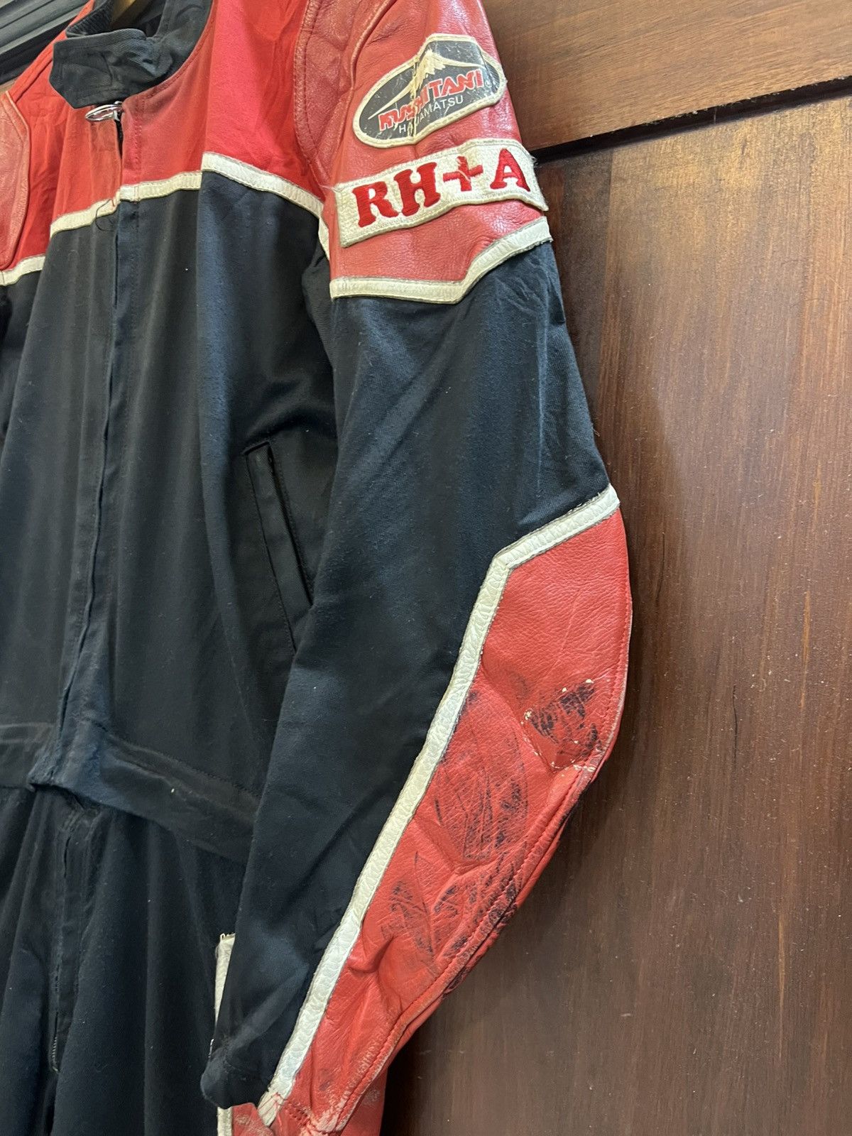 Japanese Brand Kushitani Hamamatsu Racing Team Overall Big Logo Embroidered Size US 34 / EU 50 - 4 Thumbnail