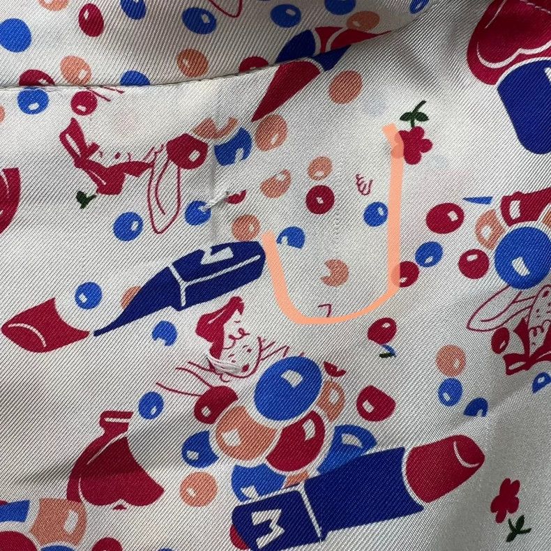 Maison Margiela Maison Margiela Pattern printed mulberry silk shirt 2501-Ne Size US S / EU 44-46 / 1 - 7 Thumbnail