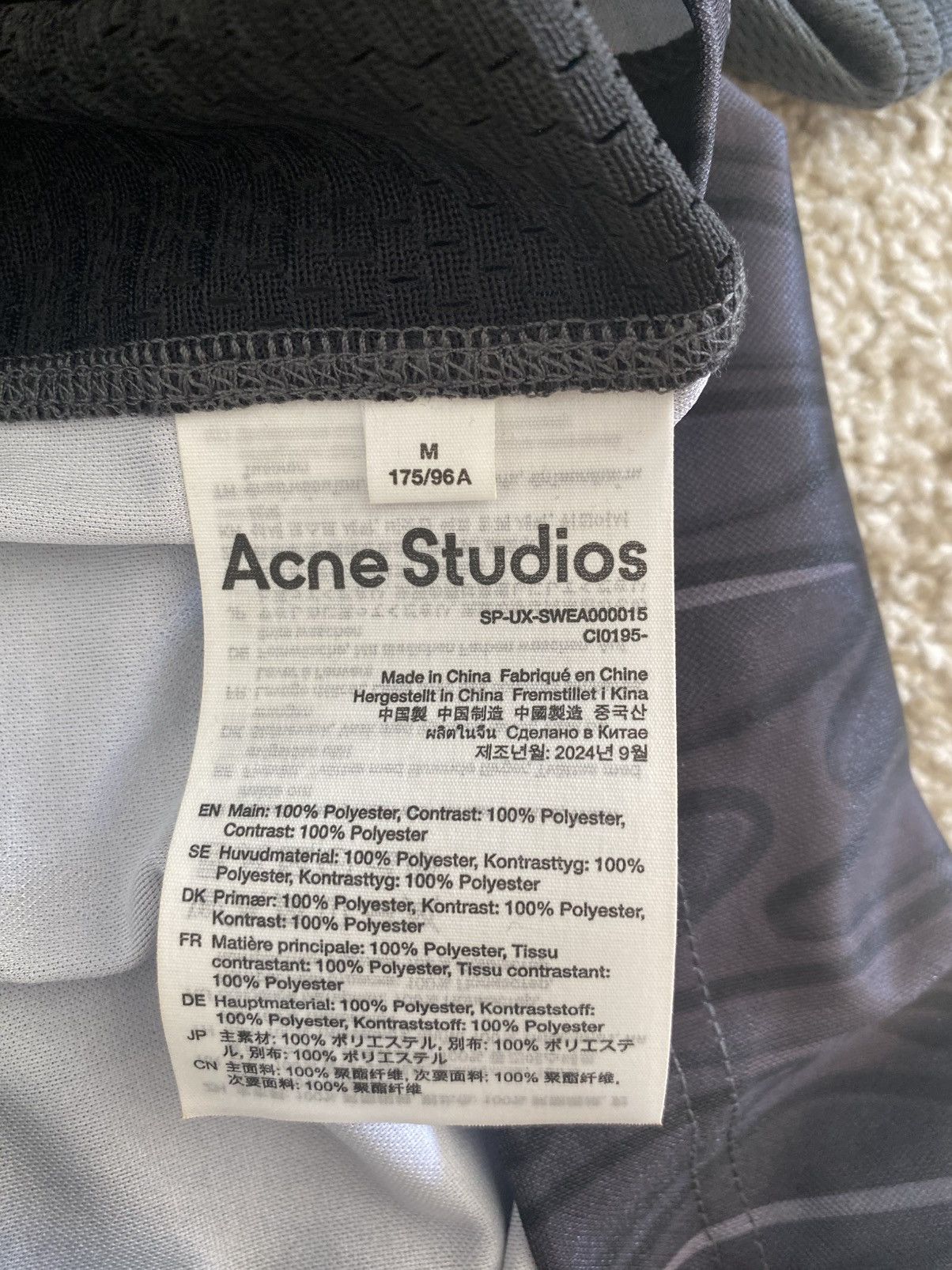 Acne Studios Acne Studio x Kappa long sleeve t-shirt in black Size US M / EU 48-50 / 2 - 4 Thumbnail