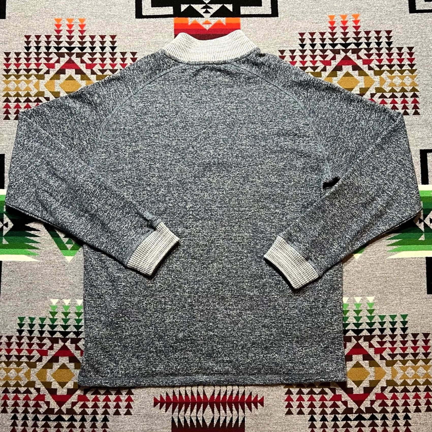 Vintage RailRiders Sweater Mens Large Gray 1/4 Zip Outdoor Pullover C5 Size US L / EU 52-54 / 3 - 2 Thumbnail