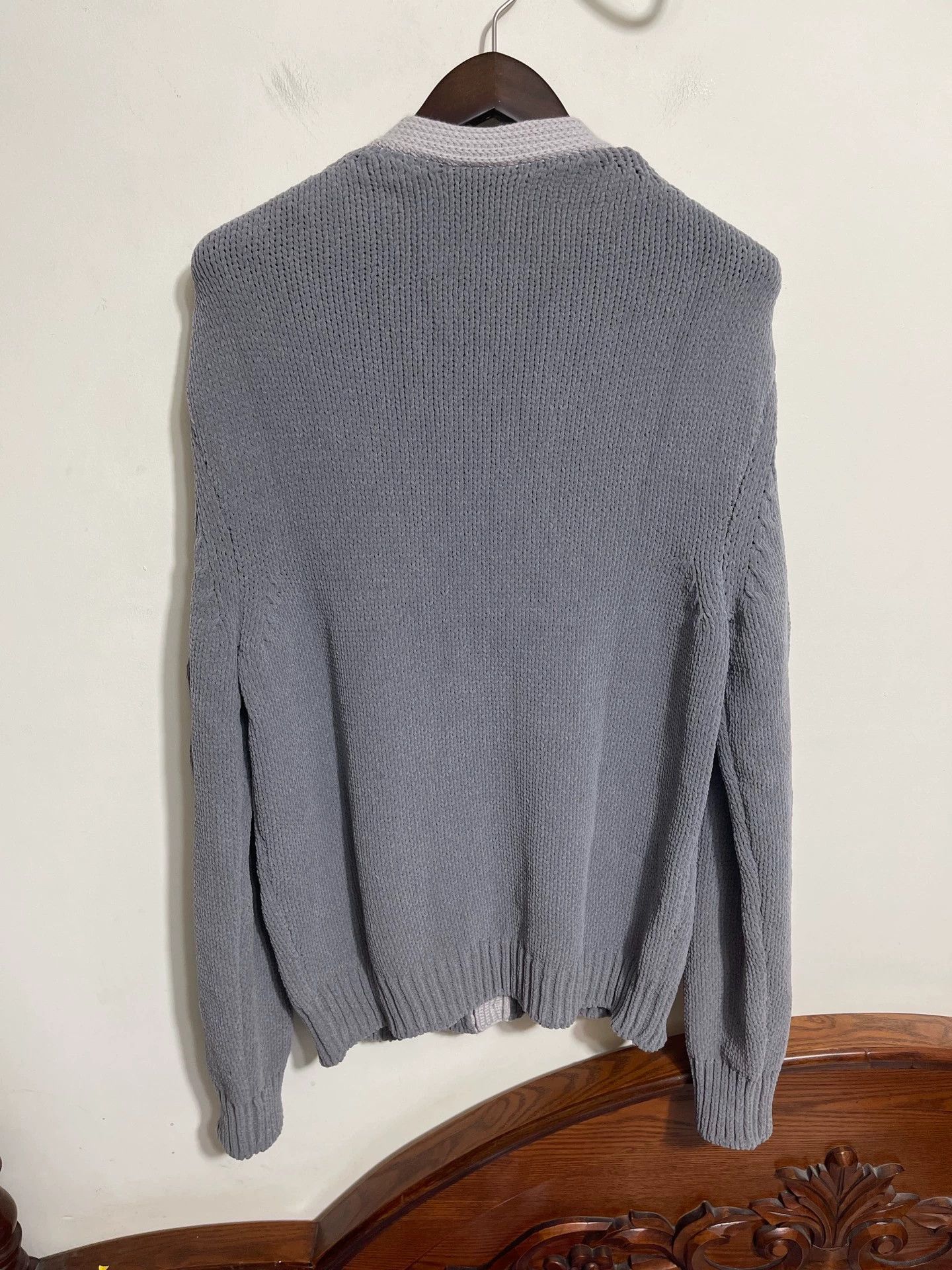 Giorgio Armani Giorgio Armani Slim Light Gray Cardigan 46/48/52 Size US L / EU 52-54 / 3 - 2 Thumbnail