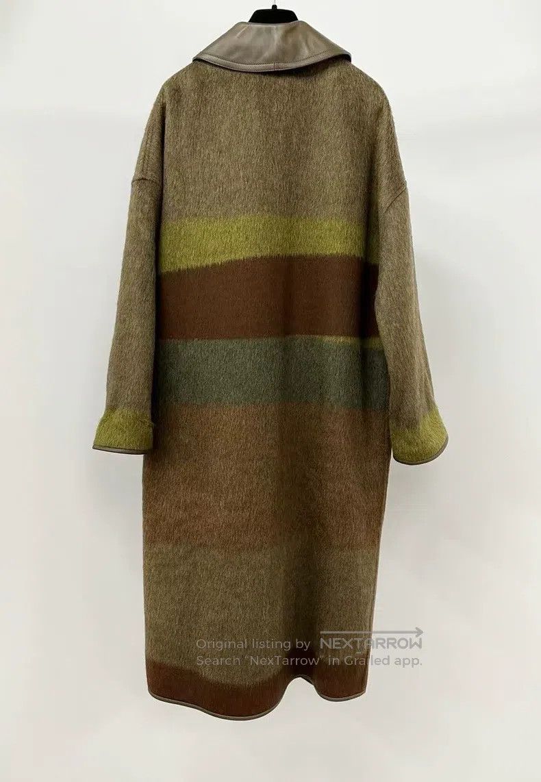 Hermes Hermes Color Blocked Cashmere and Mohair Wool Coat Size XXS / US 00 / IT 34 - 2 Thumbnail