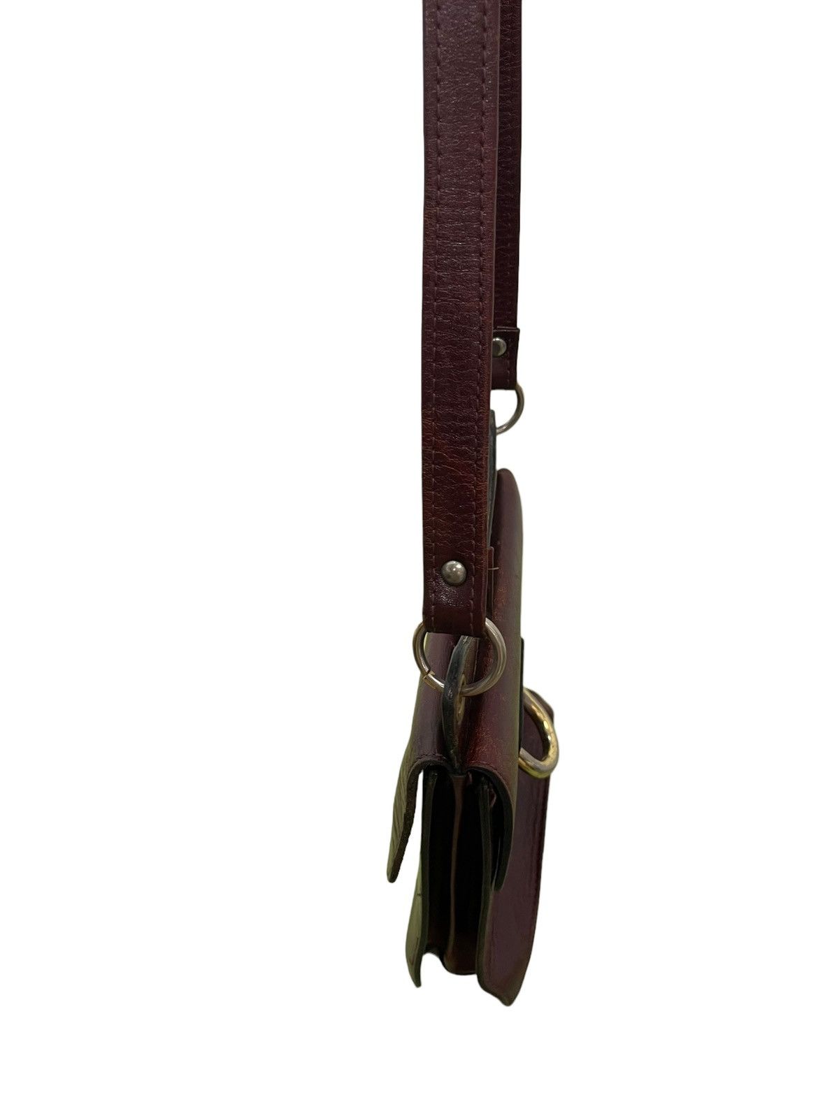 Genuine Leather Full Leather Patina Vtg Unknown Japan Bag Cross Body 1🟩 Size ONE SIZE - 7 Thumbnail