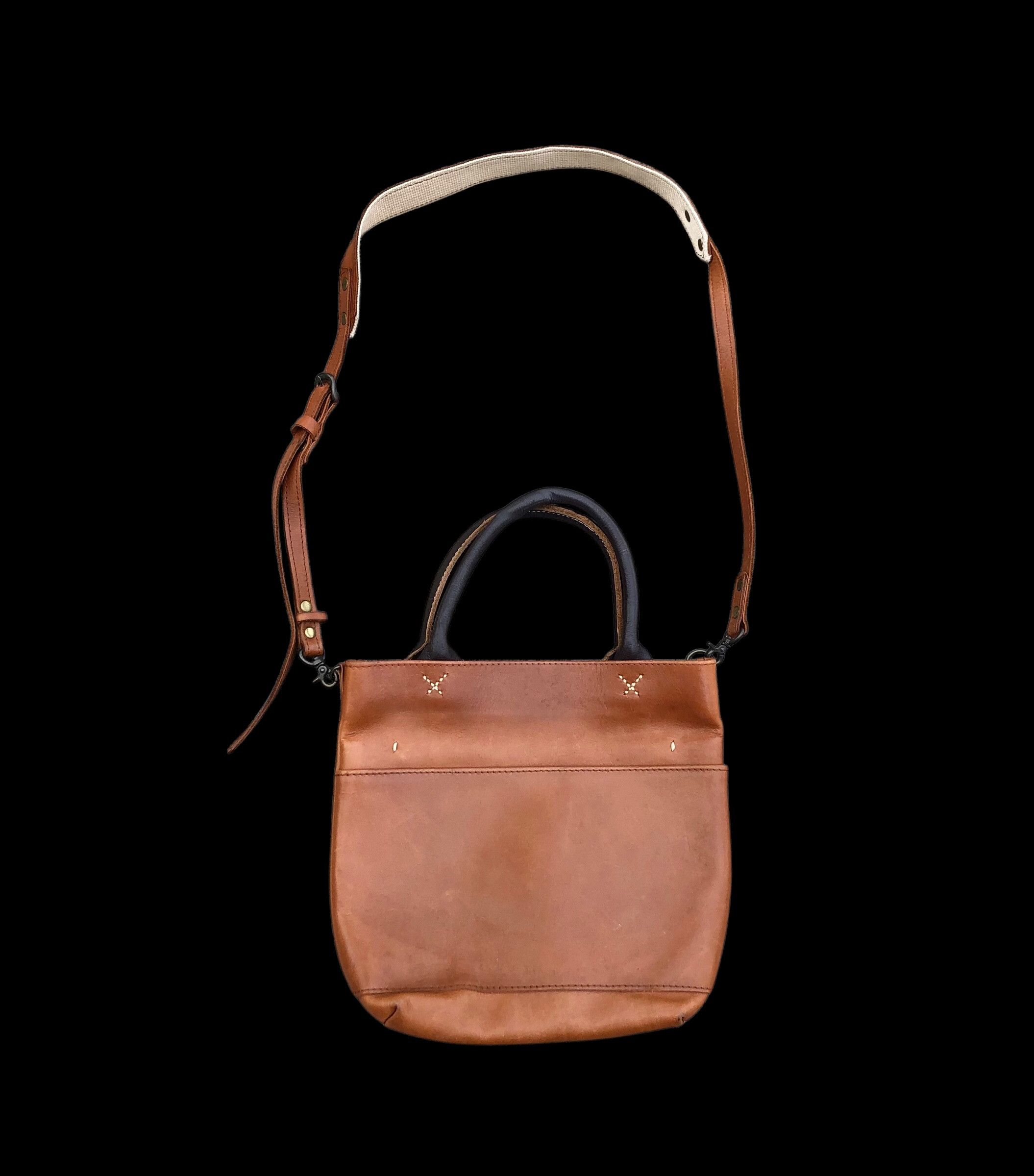 Genuine Leather HANDMADE LEATHER SLING TOTEBAG Size ONE SIZE - 1 Thumbnail