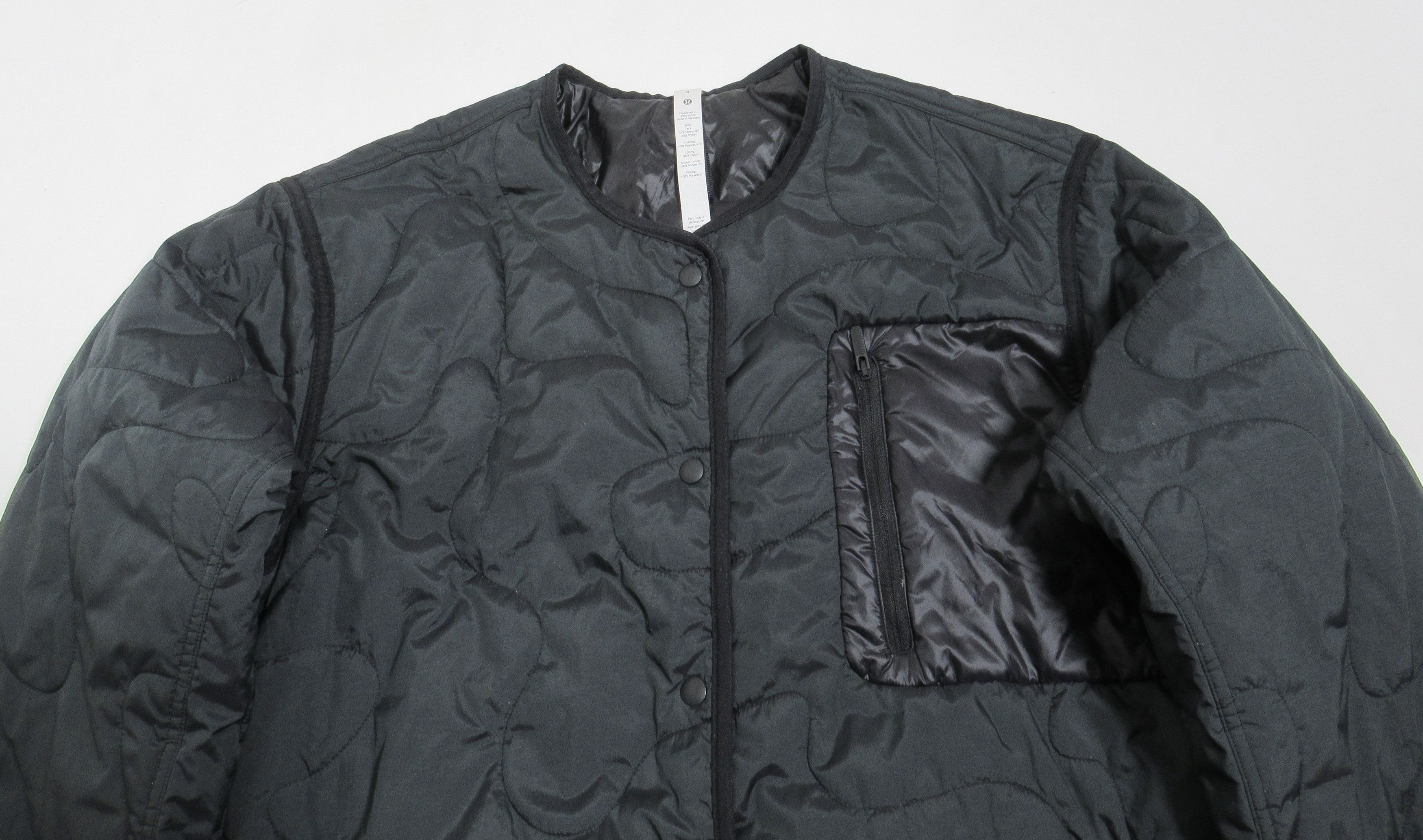Lululemon Lululemon Insulated Quilted Jacket Heathered Black PrimaLoft Size S / US 4 / IT 40 - 2 Thumbnail