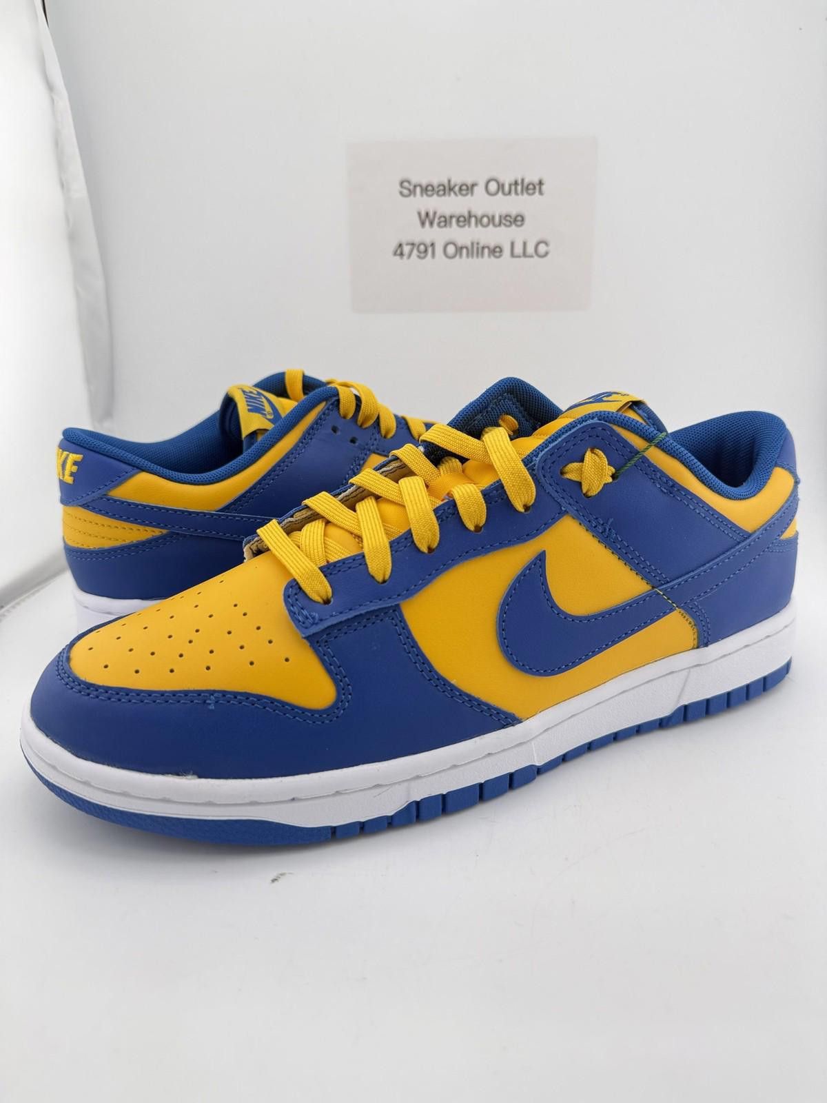 Nike Nike Dunk Low UCLA Blue Yellow Sneakers US 10 Used Size US 10 / EU 43 - 1 Thumbnail