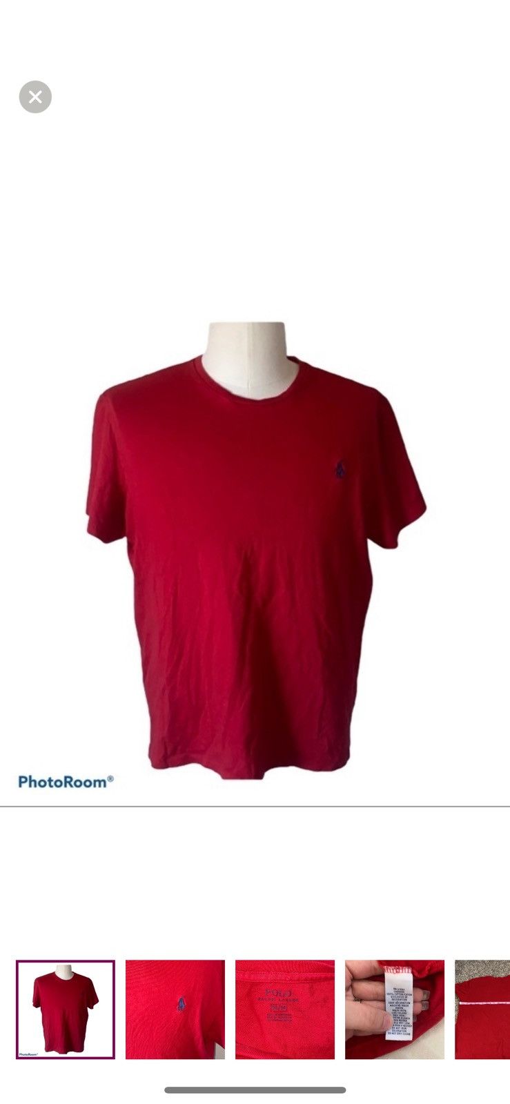 Polo Ralph Lauren Ralph Lauren polo medium red crewneck tee Size US M / EU 48-50 / 2 - 1 Thumbnail