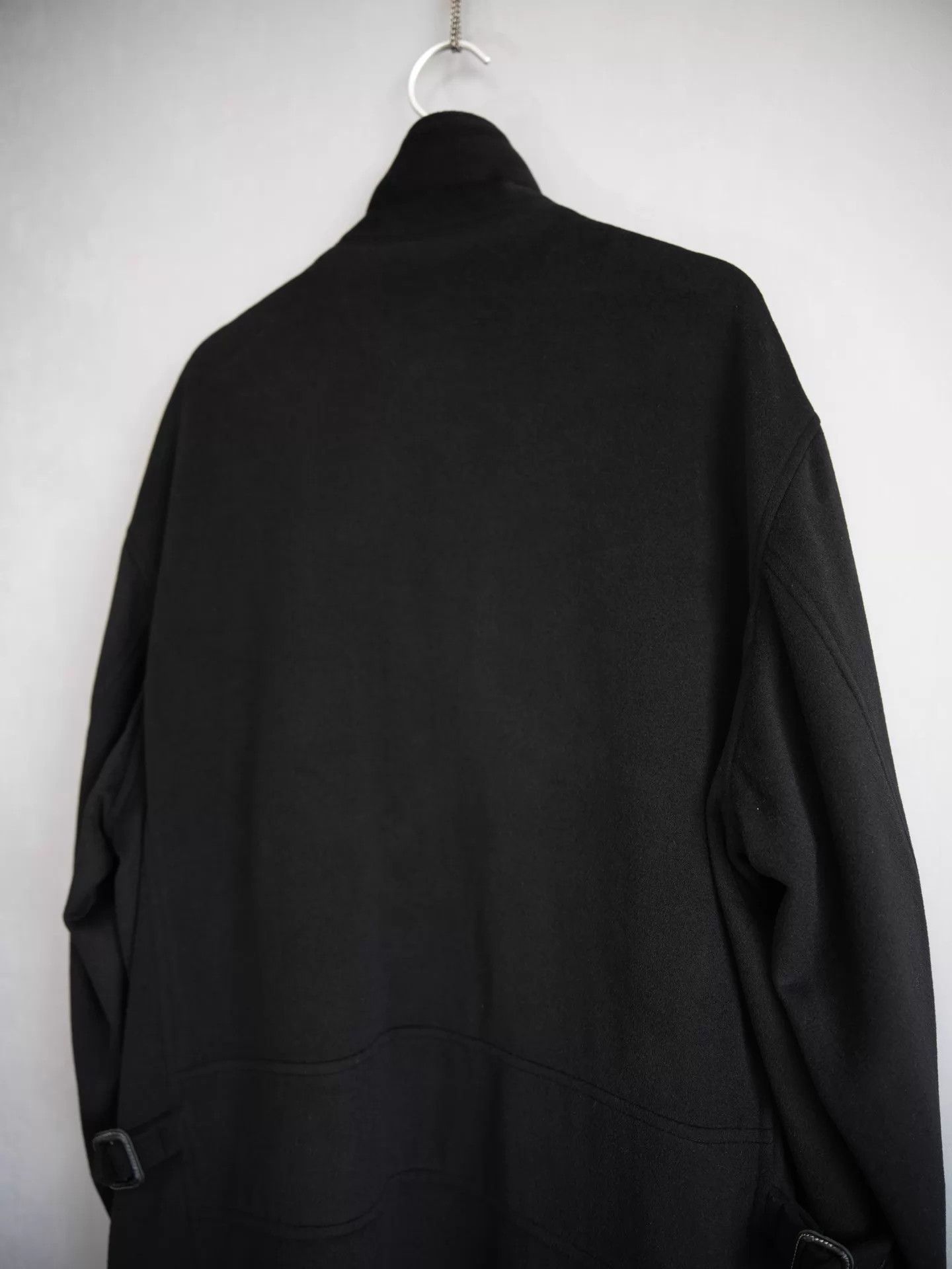 Yohji Yamamoto Yohji Yamamoto 01AW Zipper Cashmere Wool Coat Size US L / EU 52-54 / 3 - 7 Thumbnail