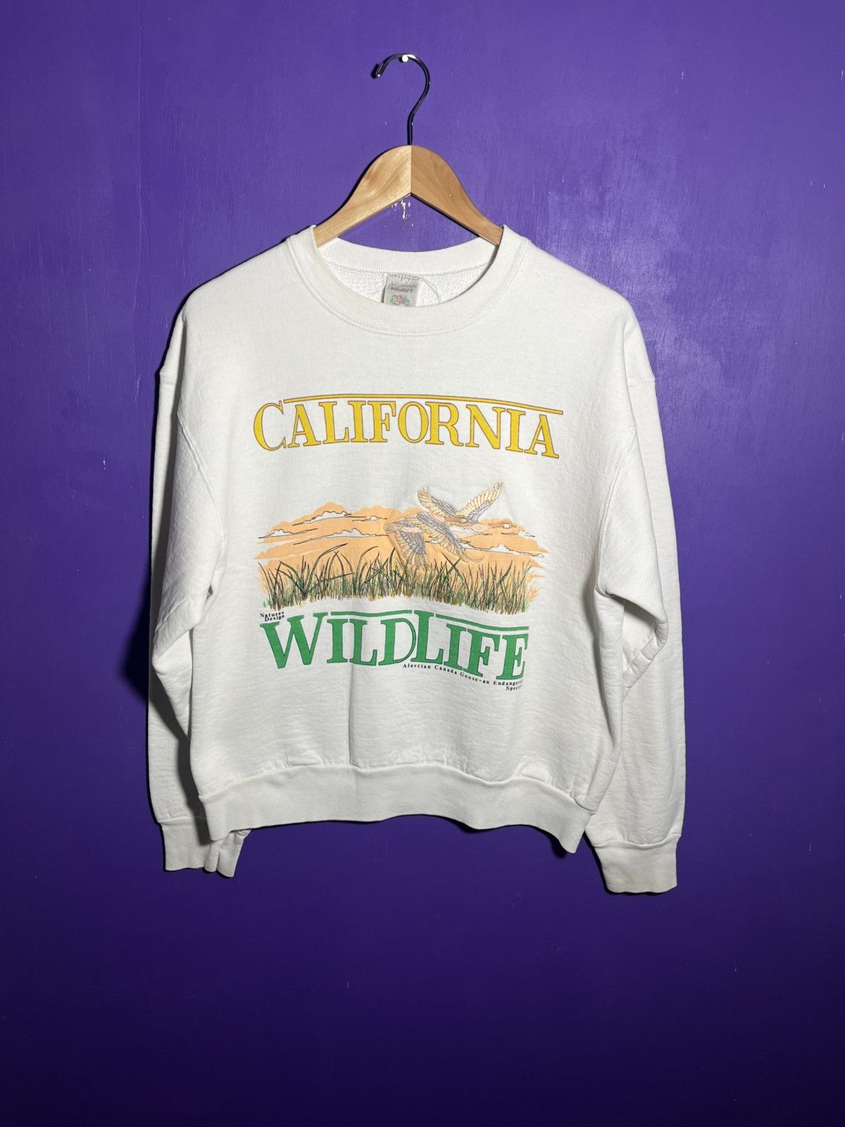Vintage Vintage 90s California wildlife ducks embroidered crewneck Size US M / EU 48-50 / 2 - 1 Thumbnail