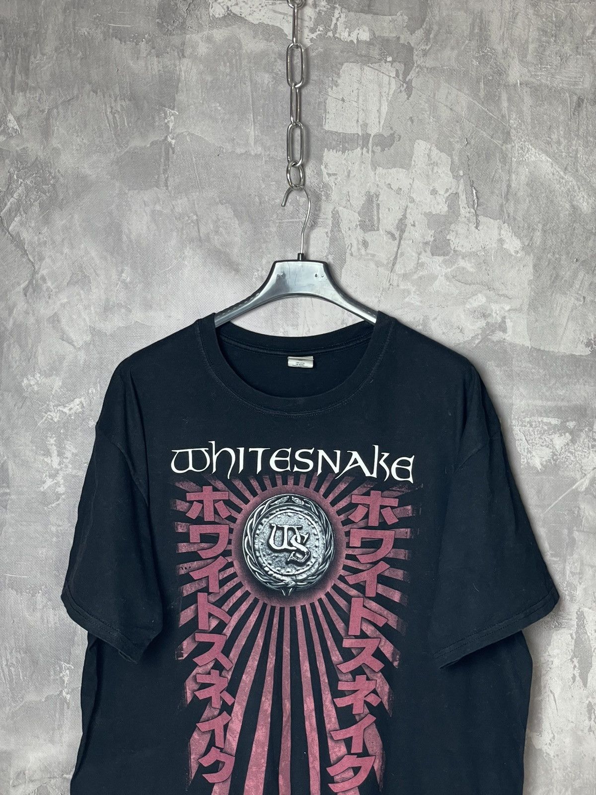 Band Tees Whitesnake Hype tour merch black metal rock snake graphic Size US XL / EU 56 / 4 - 3 Thumbnail