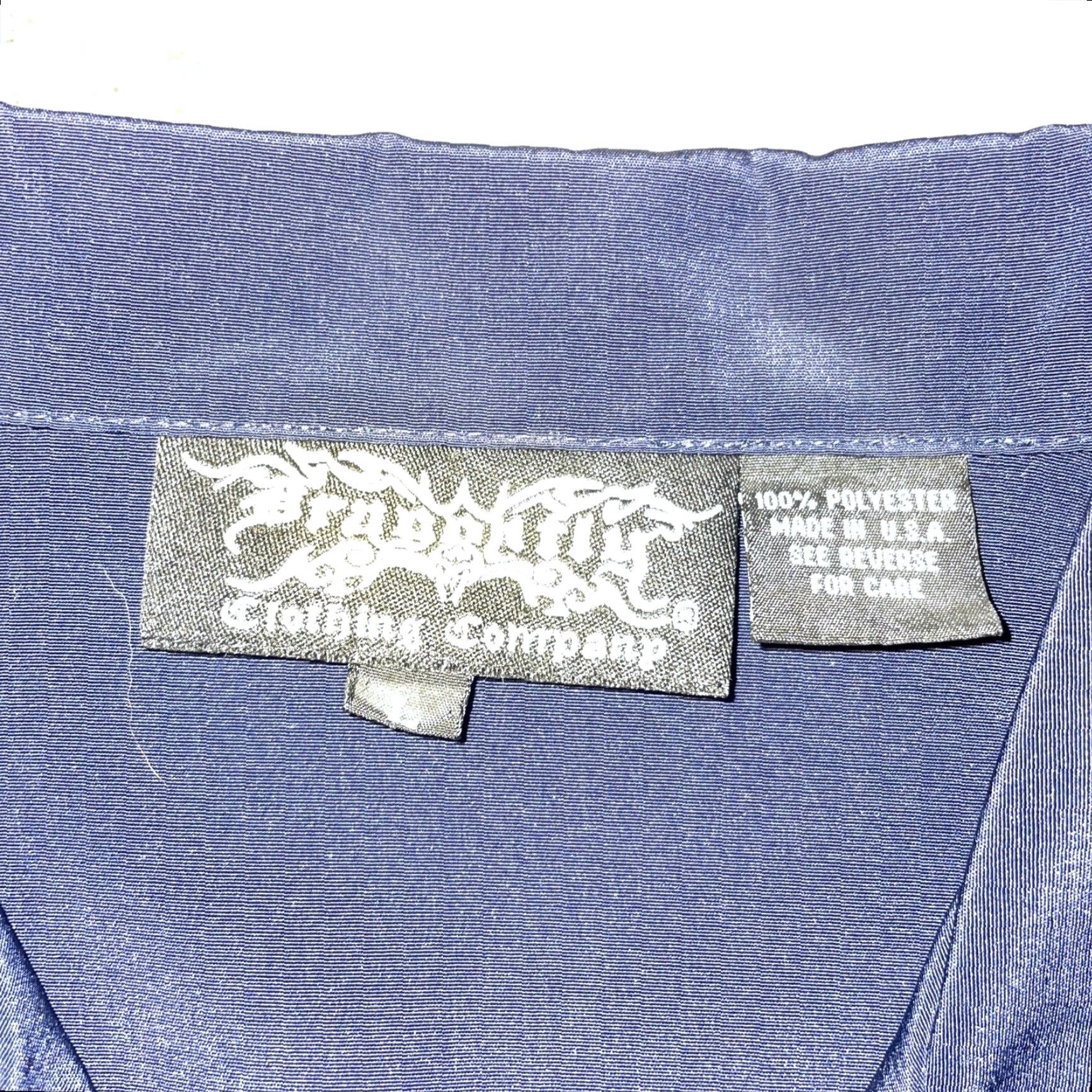 Vintage VINTAGE Dragonfly Blue Polo Shirt Mens Size L Sleeveless Embroidered Size US L / EU 52-54 / 3 - 3 Thumbnail