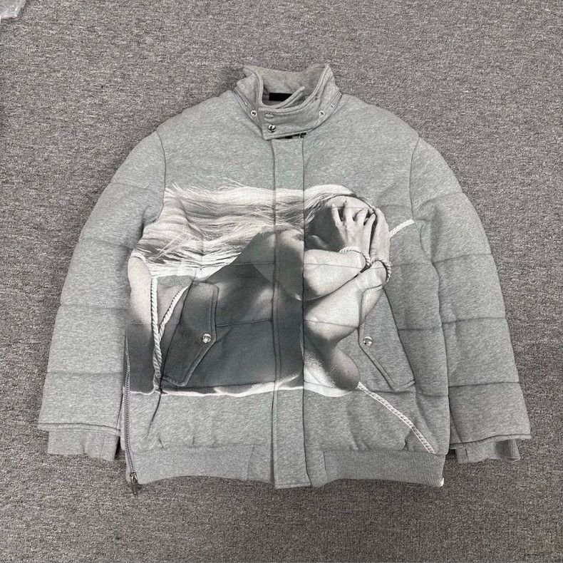 Givenchy Givenchy Goddess Printed Padded Coat Size US L / EU 52-54 / 3 - 1 Thumbnail