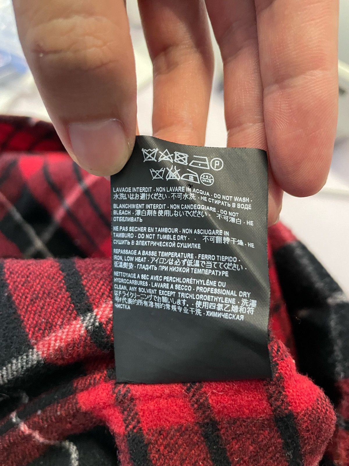 Saint Laurent Paris Saint Laurent Pairs SLP SS18 Flannel Plaid Shirt Size US M / EU 48-50 / 2 - 13 Thumbnail
