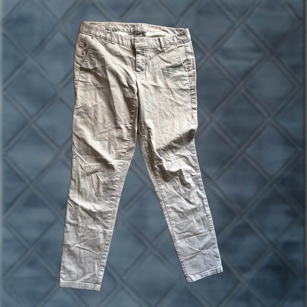 Gap Gap Khakis Pants Women's Skinny Mini Size 2 Gray Size 26" / US 2 / IT 38 - 1 Thumbnail
