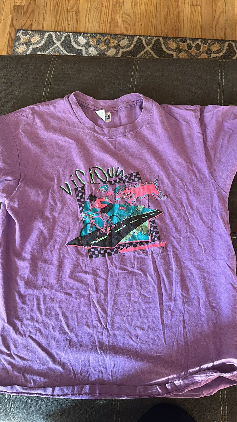 Hanes Vintage 80’s Vicious Performance T-Shirt. Size US XL / EU 56 / 4 - 2 Thumbnail