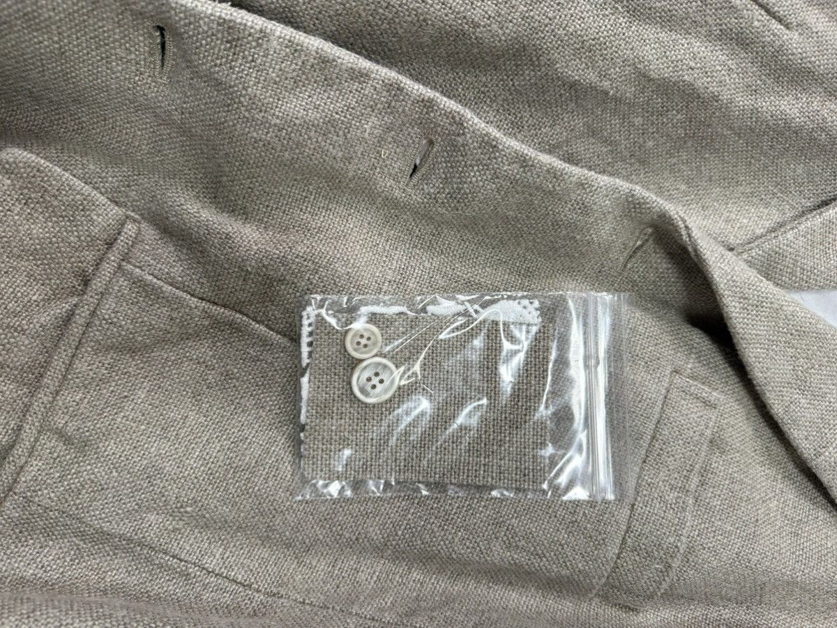Comme des Garcons Comme des Garçons SS26 Deconstructed Lace Panel Linen Blazer Size US S / EU 44-46 / 1 - 14 Thumbnail