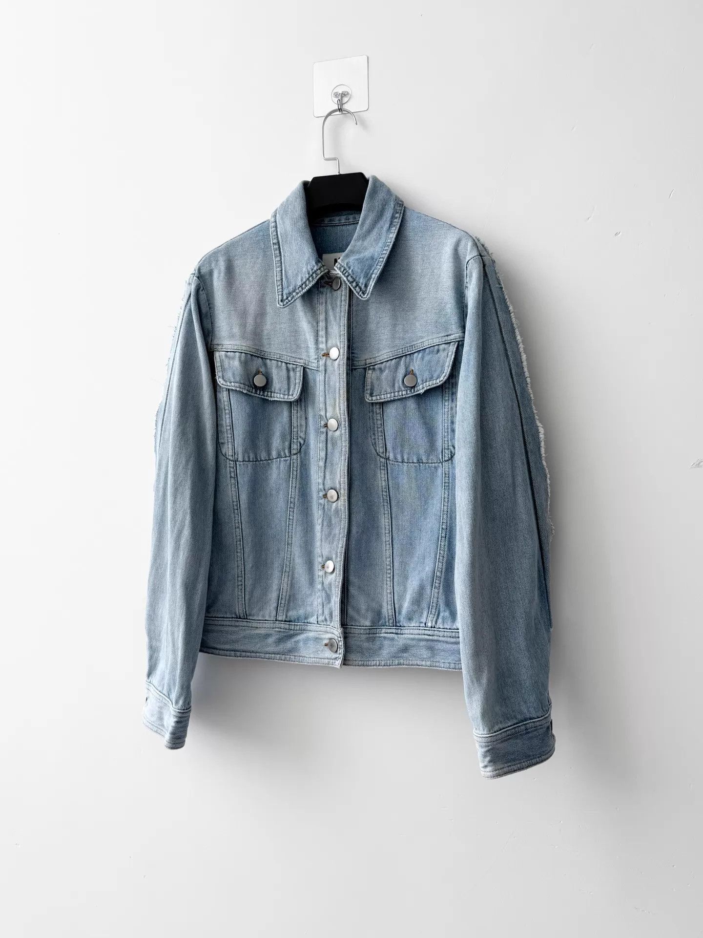 MM6 MM6 S/S17 Deconstructed Distressed Light Blue Jacket 38 Size XS / US 0-2 / IT 36-38 - 2 Thumbnail