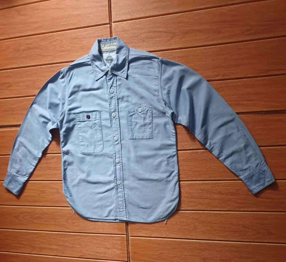 FOB Factory 💥Fob Factory Japanese brand Chambray shirt Size US S / EU 44-46 / 1 - 6 Thumbnail