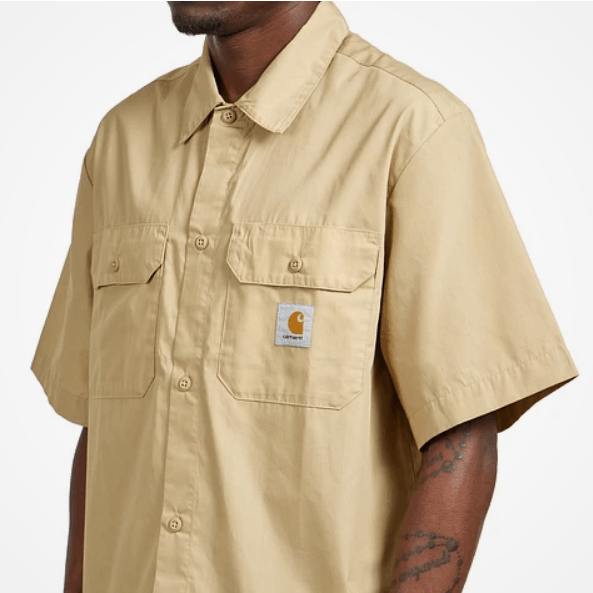 Carhartt Wip S/S Craft Shirt Size US L / EU 52-54 / 3 - 3 Thumbnail