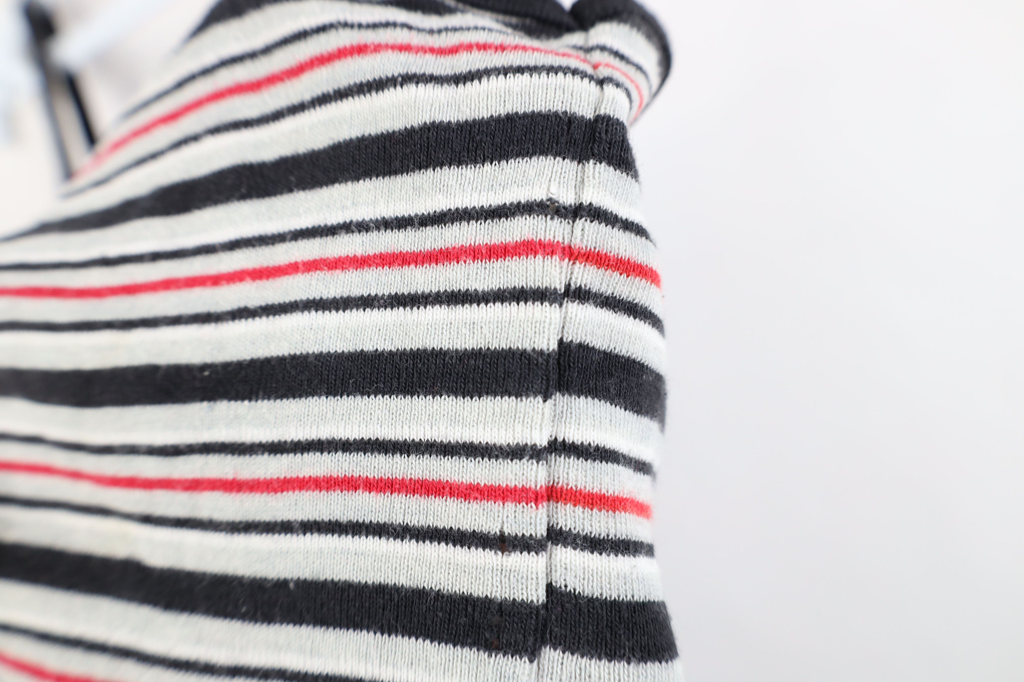 Vintage Vintage 90s Y2K Babydoll Striped Ribbed Cropped Tank Top Size L / US 10 / IT 46 - 6 Thumbnail