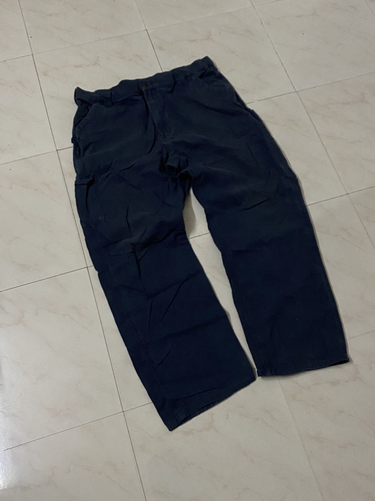Carhartt × Vintage CARHARTT CARPENTER BAGGY PANTS VINTAGE FADED Y2K‼️ Size US 38 / EU 54 - 4 Thumbnail