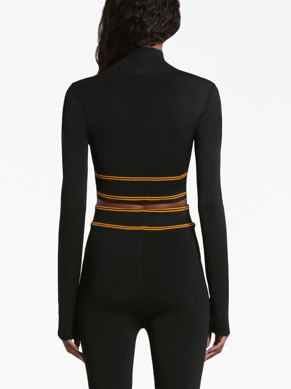 Marni o1w1db10824 Turtleneck Knit Sweater in Black Size S / US 4 / IT 40 - 4 Thumbnail