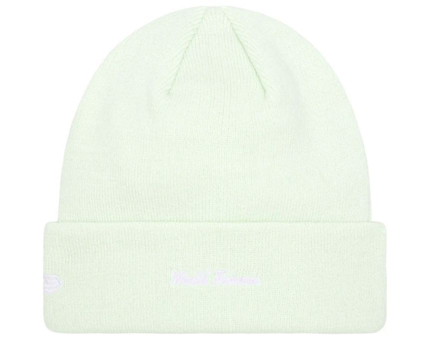 Supreme Supreme 23FW New Era Box Logo Beanie Light Green in Hand