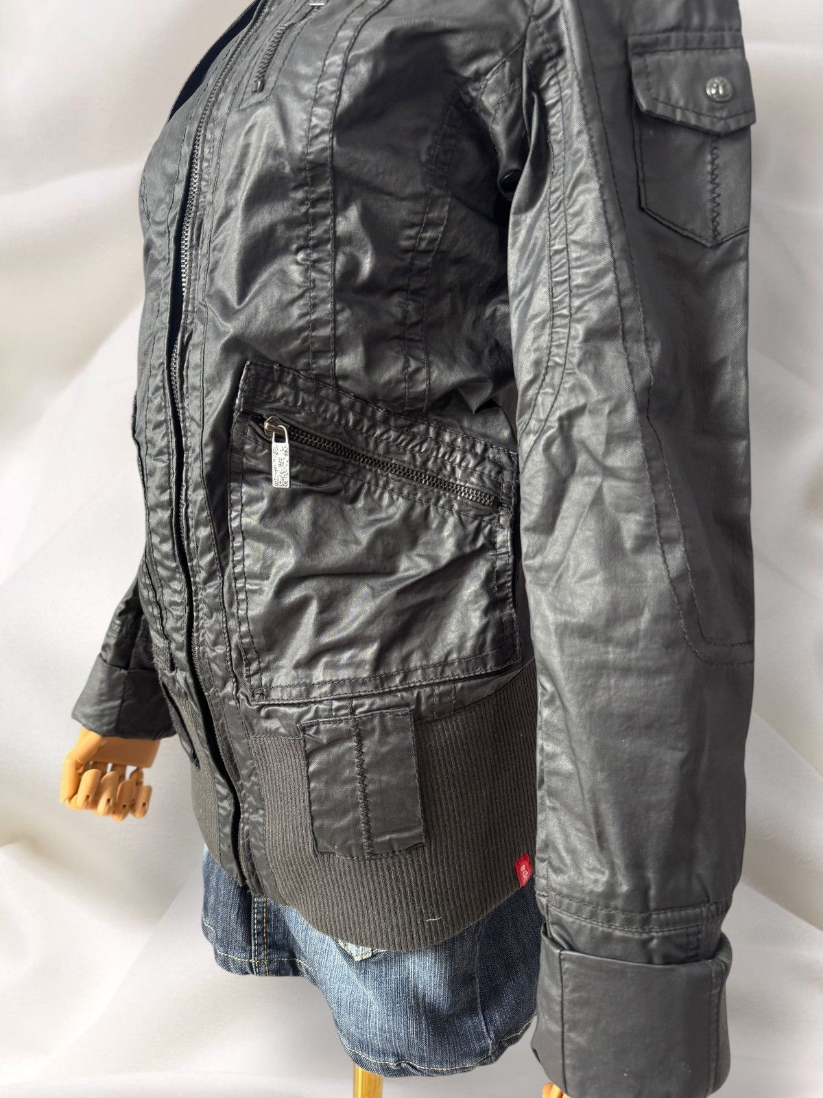 If Six Was Nine Esprit Vintage Japan Style Y2K Military Utility Jacket Size S / US 4 / IT 40 - 6 Thumbnail