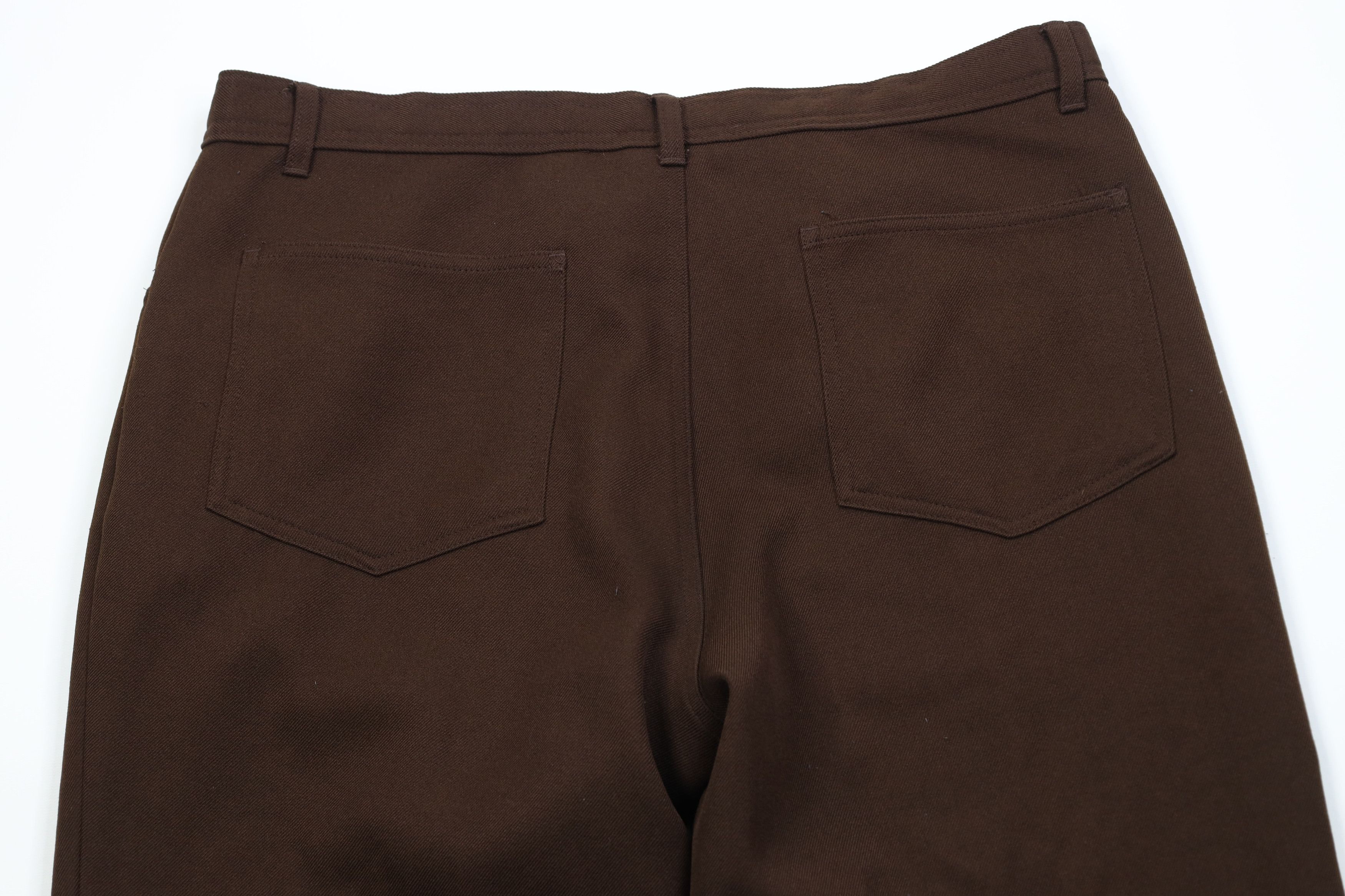 Vintage Vintage 90s Streetwear Flared Wide Leg Chino Pants Brown Size US 38 / EU 54 - 8 Thumbnail