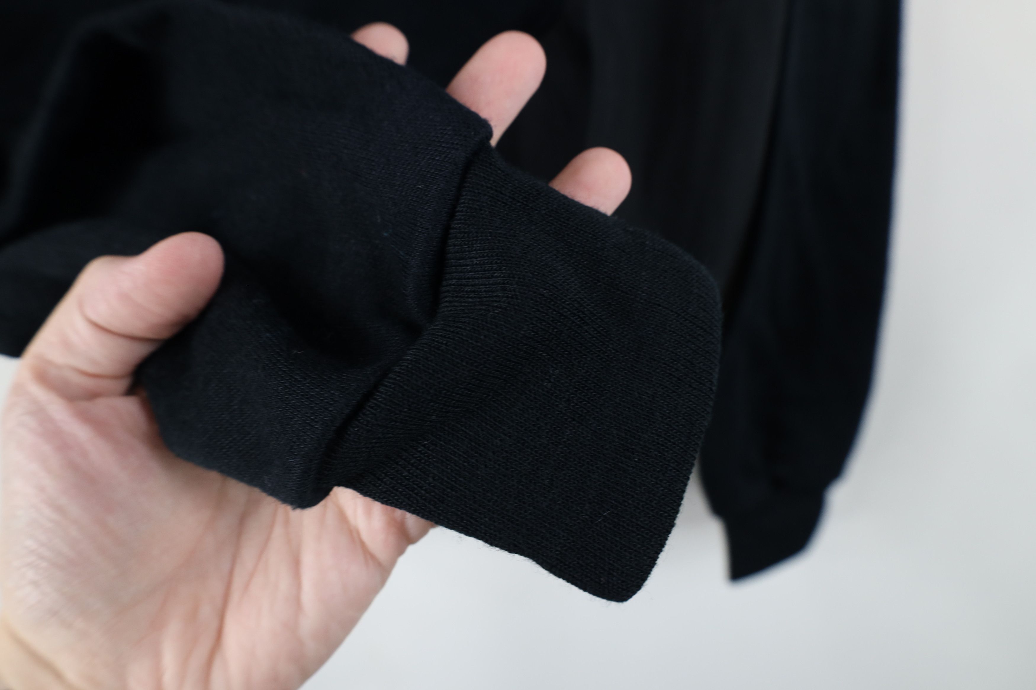 Vintage Deadstock Vintage 90s Streetwear Side Zip Sweatshirt Black Size US L / EU 52-54 / 3 - 10 Thumbnail