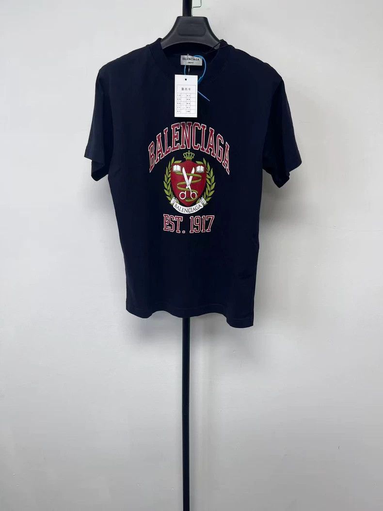Balenciaga Balenciaga Logo Print Crewneck Casual T-Shirt - dmc Size US XS / EU 42 / 0 - 1 Thumbnail