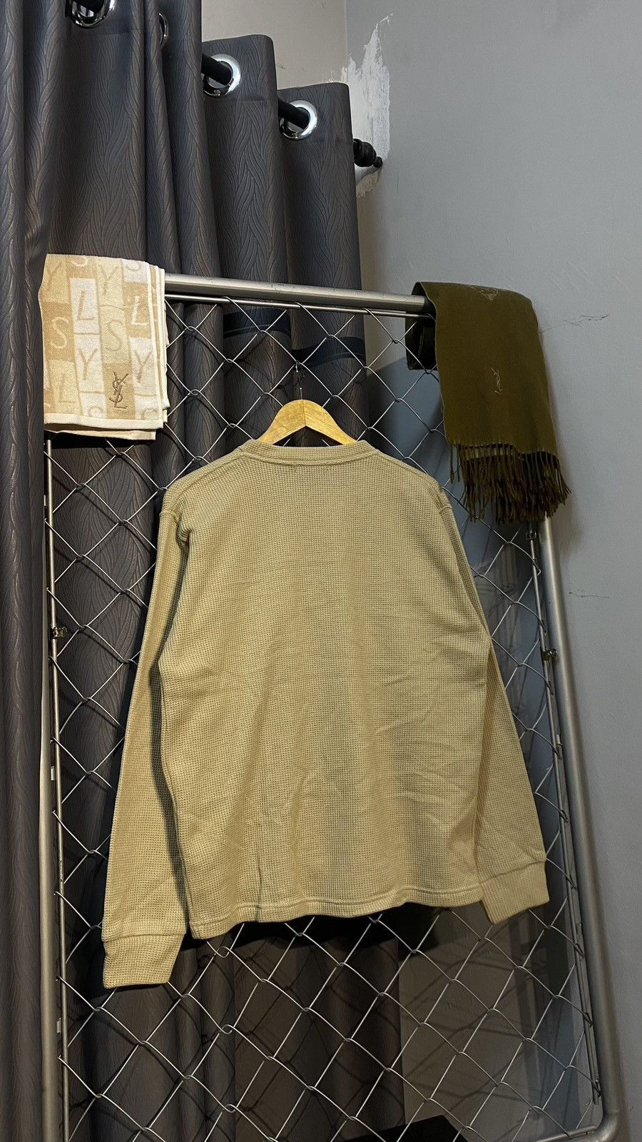 Beams Plus BEAMS HEART LONG SLEEVE WAFFLE TEE Size US L / EU 52-54 / 3 - 2 Thumbnail